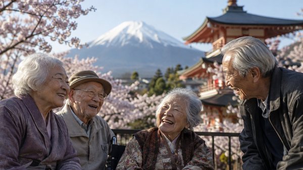 Broj stogodišnjaka u Japanu prvi put premašio 100.000 - Sputnik Srbija