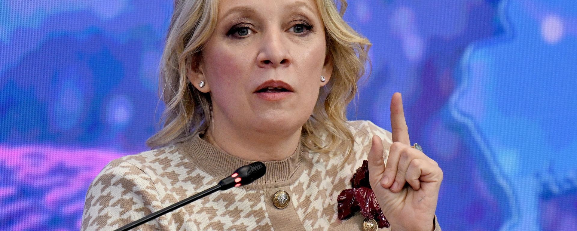 Marija Zaharova, portparol Ministarstva spoljnih poslova Rusije Marija Zaharova, portparol Ministarstva spoljnih poslova Rusije - Sputnik Srbija, 1920, 22.09.2026