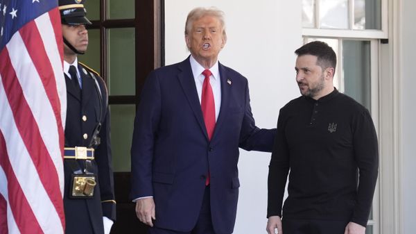 Председник САД Доналд Трамп и Владимир Зеленски - Sputnik Србија