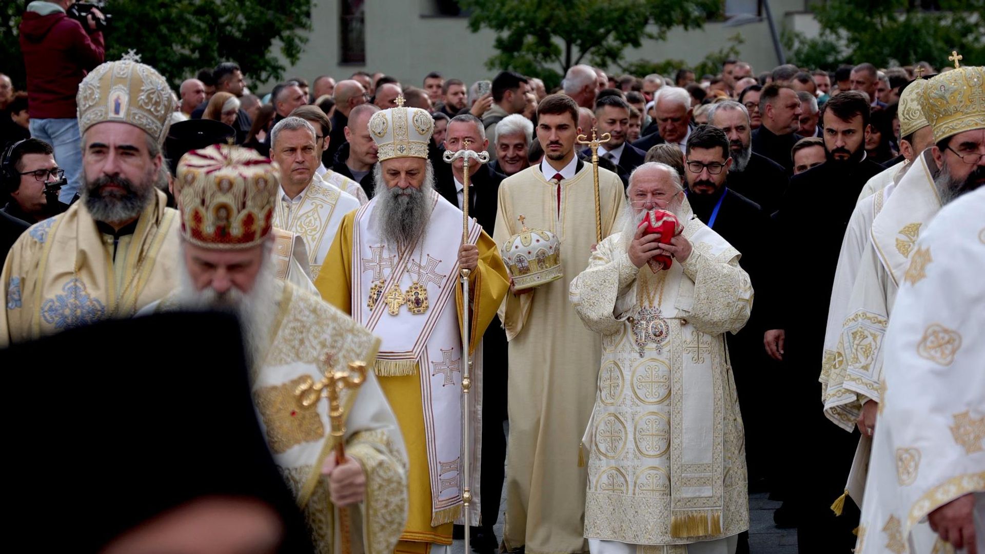 Патријарх Порфирије освештао храм у Палама. Патријарх Порфирије освештао храм у Палама. - Sputnik Србија, 1920, 26.09.2026