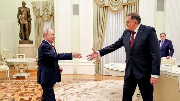 Владимир Путин и Милорад Додик - Sputnik Србија