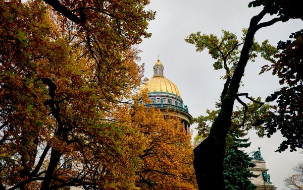 Jesenje krošnje pretvaraju svakodnevne gradske prizore u male umetničke slike. - Sputnik Srbija