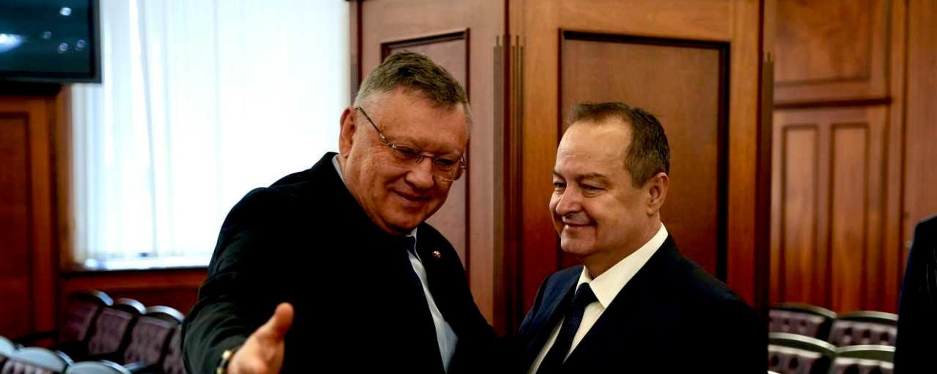 Dačić u Moskvi na sastanku sa zamenikom ministra unutrašnjih poslova Igorom Zubovim - Sputnik Srbija, 1920, 15.10.2026