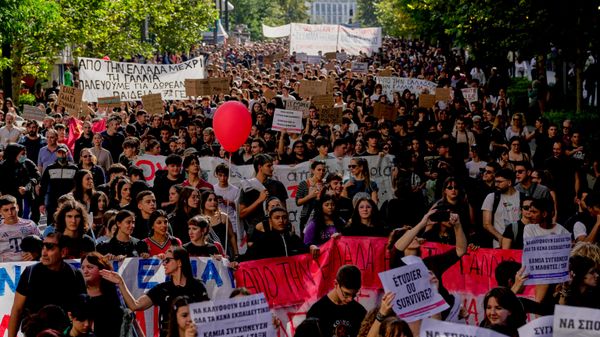 Протести у Грчкој - Sputnik Србија