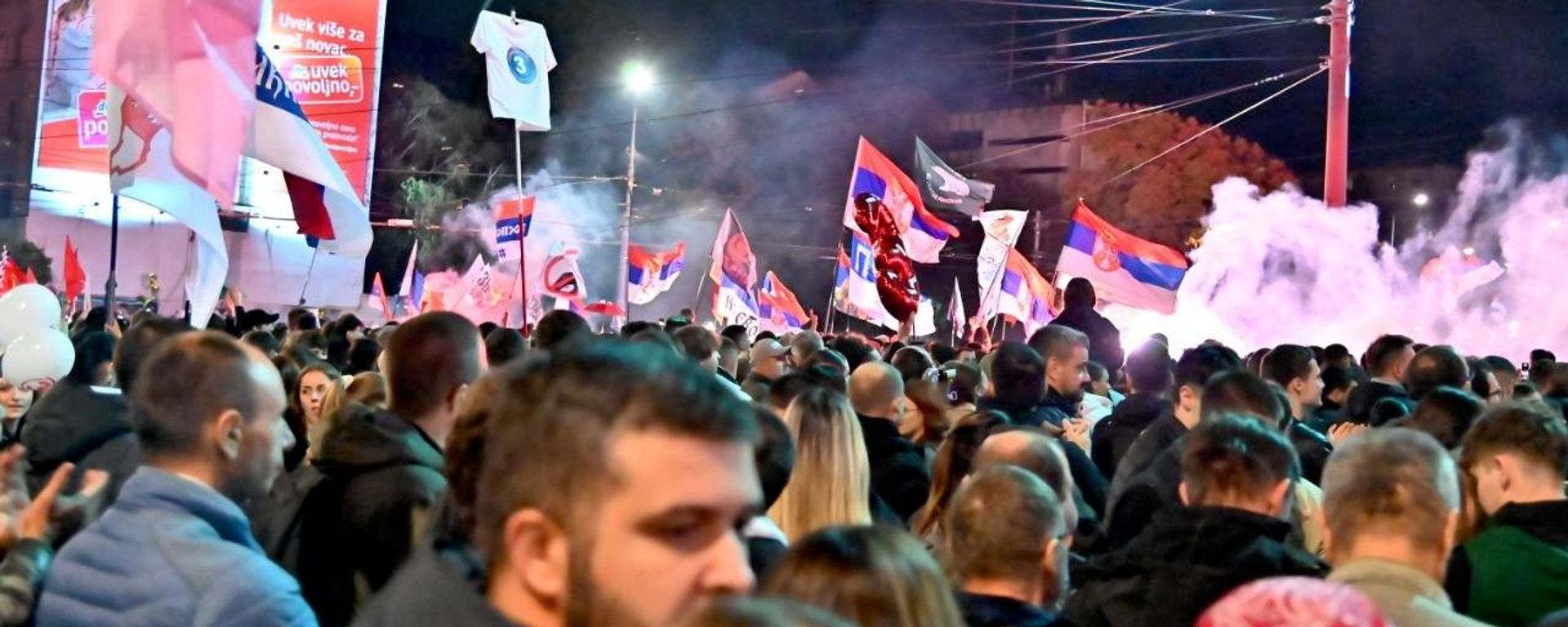 Predizborni skup Studentske liste - Sputnik Srbija, 1920, 22.10.2026