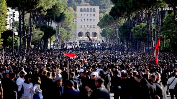 Protest u Albaniji - Sputnik Srbija