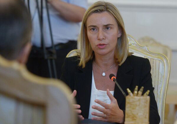 Могеринијева изразила подршку двојици премијера за даљи напредак на путу ка Европској унији Могеринијева изразила подршку двојици премијера за даљи напредак на путу ка Европској унији - Sputnik Србија