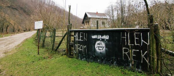 Графит Исламске државе у Босни - Sputnik Србија