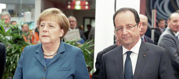 Nova diplomatska ofanziva Fransoa Olanda i Angele Merkel - Sputnik Srbija