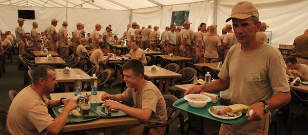 Руска војска у сиријској бази - Sputnik Србија