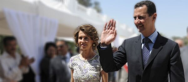 Башар ел Асад и његова жена Асма Башар ел Асад и његова жена Асма - Sputnik Србија