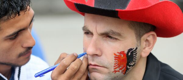 Припремање Албанаца за утакмицу са Србијом - Sputnik Србија