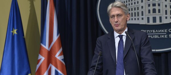 Филип Хамонд, британски шеф дипломатије Филип Хамонд, британски шеф дипломатије - Sputnik Србија