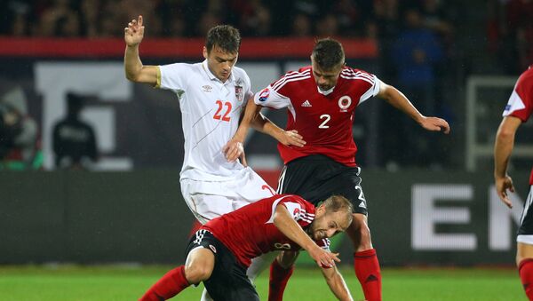 Adem Ljajić, strelac drugog gola za Srbiju protiv Albanije - Sputnik Srbija
