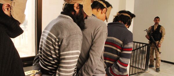 Борци Исламске државе у притвору сиријске специјалне службе - Sputnik Србија