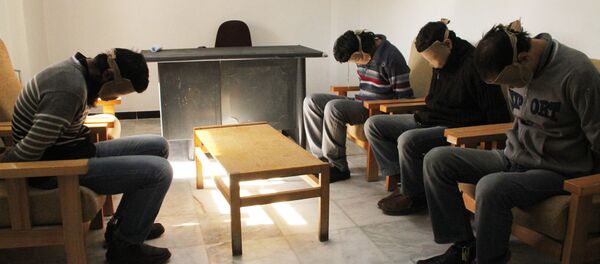 Припадници Исламске државе у притвору сиријске специјалне службе - Sputnik Србија