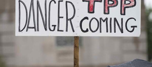 Protest protiv TTP - Sputnik Srbija