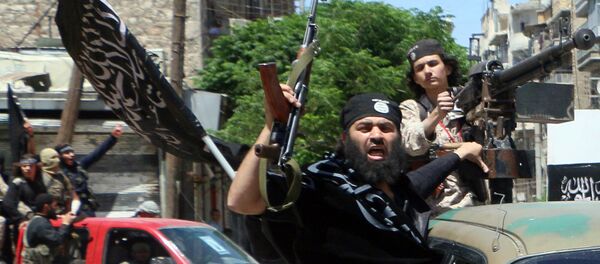 Borci sirijskog oganka Al Kaide Al Nusra front u Alepu - Sputnik Srbija