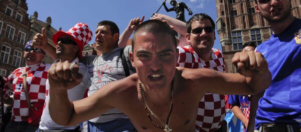 Хрватска, навијачи - Sputnik Србија
