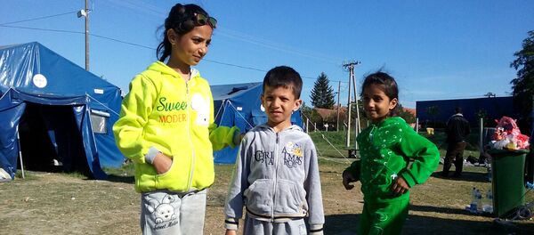 Izbeligice u kampu Kanjiža - Sputnik Srbija