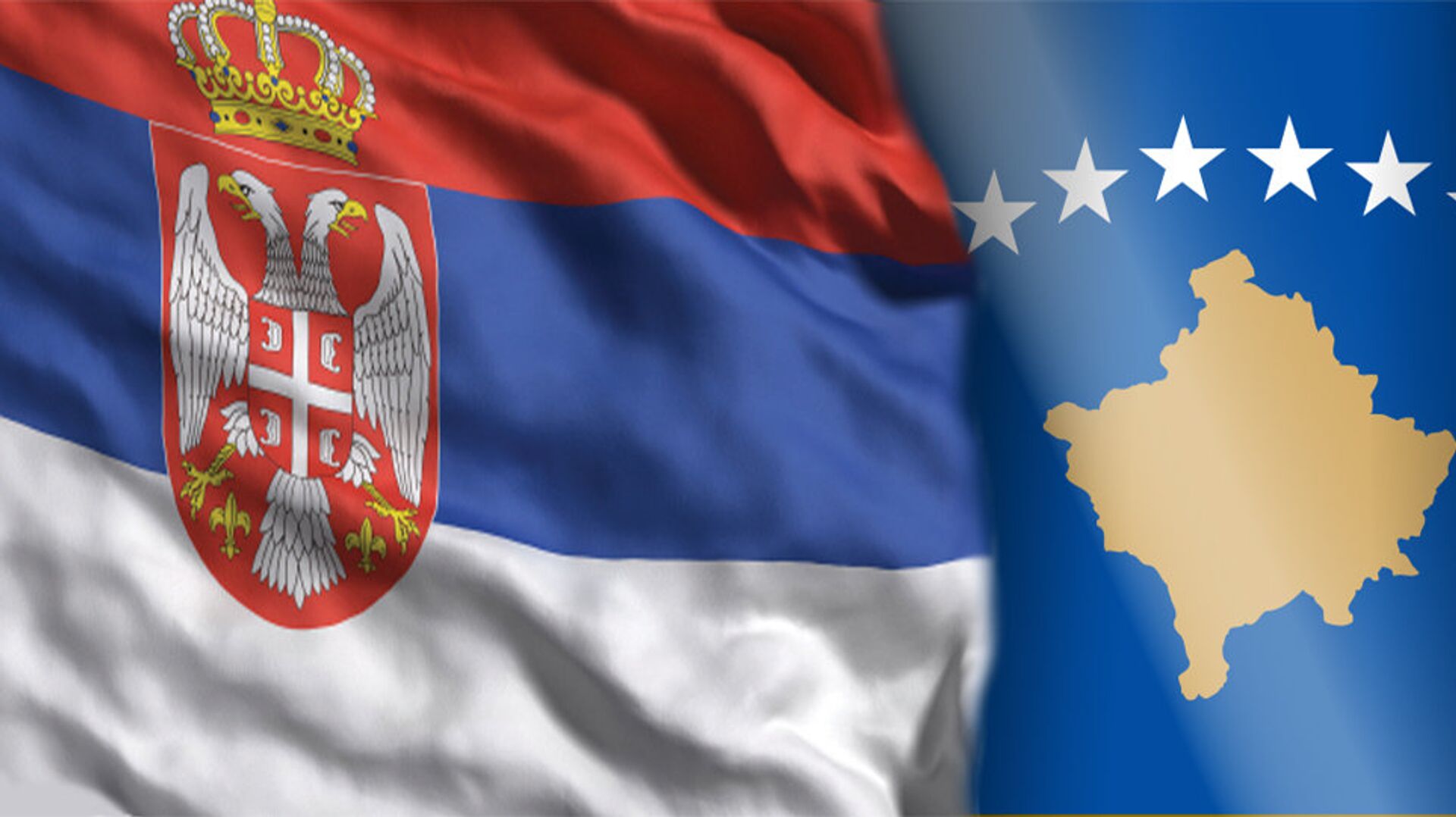 Zastave Srbije i nepriznatog Kosova - Sputnik Srbija, 1920, 27.04.2021
