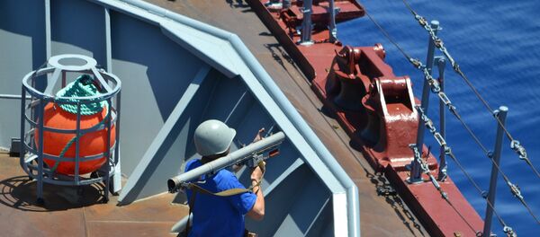 Krstarica „Moskva“, deo ruske Crnomorske flote, trenutno razmeštena u Sredozemnom moru Krstarica „Moskva“, deo ruske Crnomorske flote, trenutno razmeštena u Sredozemnom moru - Sputnik Srbija