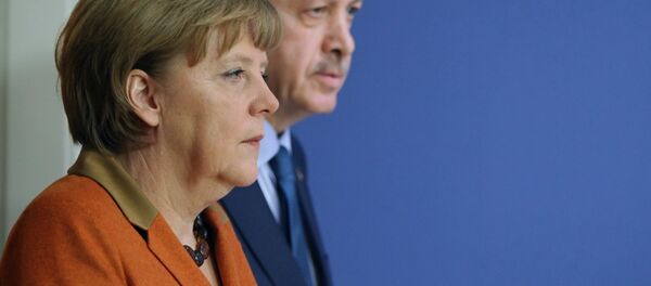 Ангела Меркел и Реџеп Тајип Ердоган - Sputnik Србија