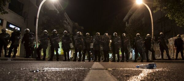 Подгорица, протести 17.10.2015 - Sputnik Србија