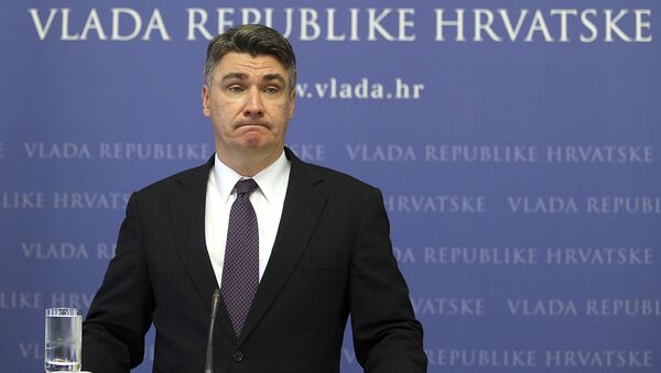 Премијер Хрватске Зоран Милановић - Sputnik Србија
