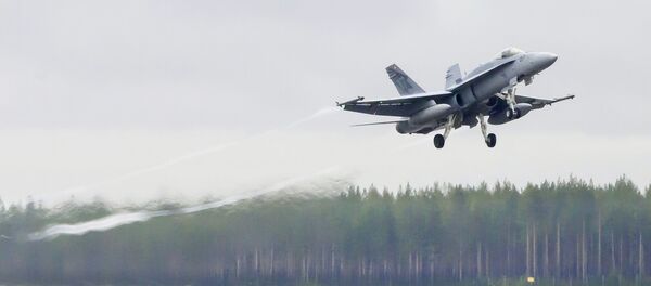 Швајцарски Ф / А-18 Хорнет Јет - Sputnik Србија