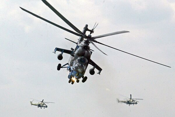 Mi-24 ruski helikopter Mi-24 ruski helikopter - Sputnik Srbija