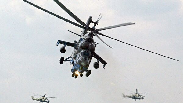 Mi-24 ruski helikopter - Sputnik Srbija