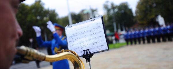 Orkestar Garde Vojske Srbije izvodi himnu Rusije - Sputnik Srbija