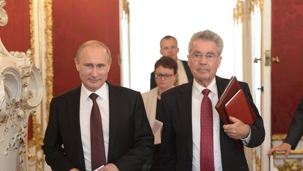 Zvanična poseta Vladimira Putina Avstriji - Sputnik Srbija