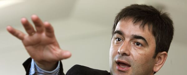 Лидер Пократе за промјене Небојша Медојевић Лидер Пократе за промјене Небојша Медојевић - Sputnik Србија