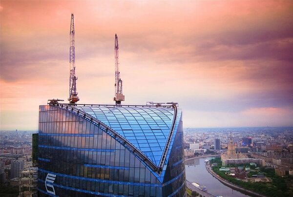 Поглед на небодер „Кула Федерације“ у Москви - Sputnik Србија
