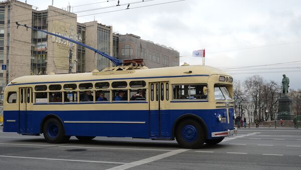 Parada moskovskih trolejbusa - Sputnik Srbija