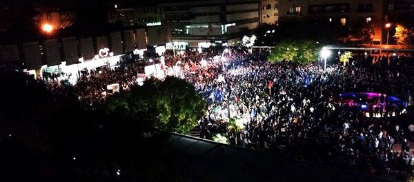Protest u Podgorici. 24.10. 2015. godine - Sputnik Srbija