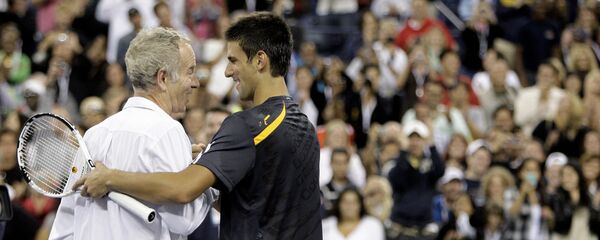 Џон Мекинро и Новак Ђоковић Џон Мекинро и Новак Ђоковић - Sputnik Србија