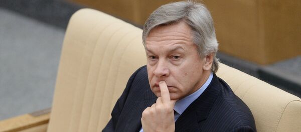 Председник Комитета Државне думе за односе са иностранством Алексеј Пушков Председник Комитета Државне думе за односе са иностранством Алексеј Пушков - Sputnik Србија