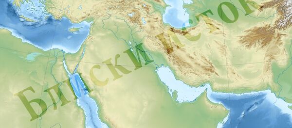 Bliski istok - mapa Bliski istok - mapa - Sputnik Srbija