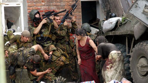 Intervencija ruskih snaga u školi u Beslanu - Sputnik Srbija