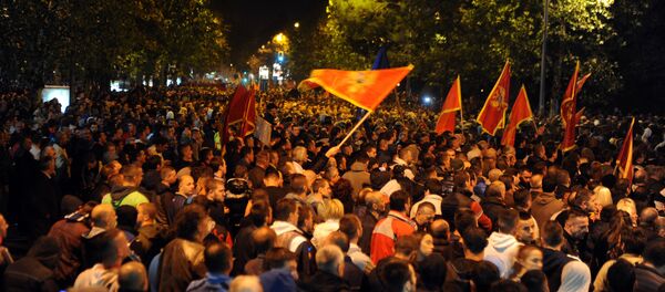 Протест опозиције и њених присталица у Подгорици - Sputnik Србија