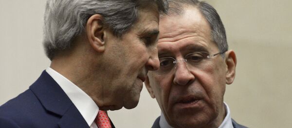 Generalni sekretar SAD Džon Keri Ministar inostranih poslova RF Sergej Lavrov - Sputnik Srbija