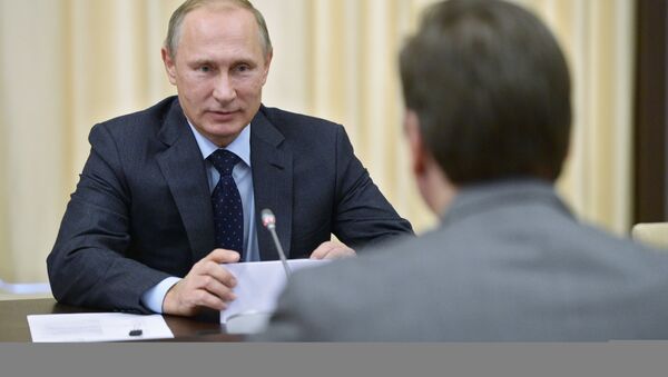 Руски председник Владимир Путин састао се са српским премијером Александром Вучићем у Москви - Sputnik Србија