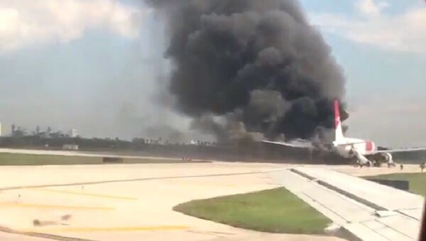 Avion, požar, Florida - Sputnik Srbija