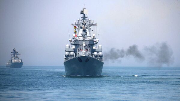 Кина-Русија заједнички поморска вежба - Sputnik Србија