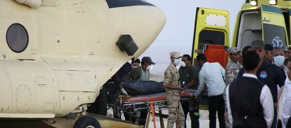 Tela nastradalih u avionskoj nesreći na aerodromu u Suecu. Tela nastradalih u avionskoj nesreći na aerodromu u Suecu. - Sputnik Srbija