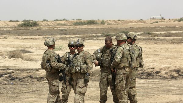 Američki vojnici tokom trenažne misije u predgrađu Bagdada - Sputnik Srbija