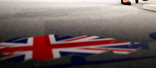 Британска министарка унутрашњих послова Тереза Меј говори на конференцији Конзервативне странке - Sputnik Србија